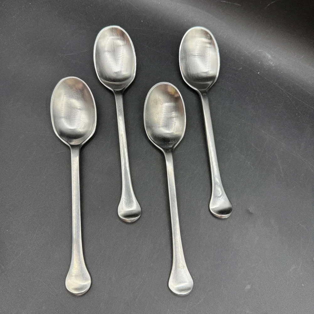 Dansk Kobenhavn Set‎ of 4 Place Soup Spoons Stainless Flatware Replacements MCM